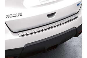 View Rear Bumper Protector - Chrome Full-Sized Product Image 1 of 1